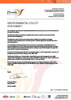 ENVIRONMENT STATEMENT POLICY
